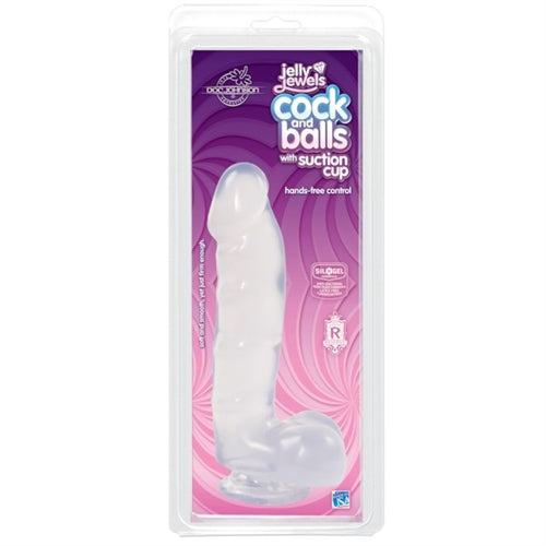 Realistic 7 Inch Jelly Dildo with Suction Cup for Hands-Free Fun and Intense Pleasure - Made in USA