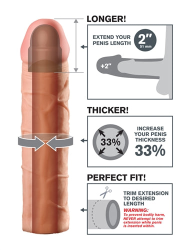 Enhance Your Bedroom Game with the Perfect 2-Inch Extension - Add 33% Thickness and Deeper Penetration!