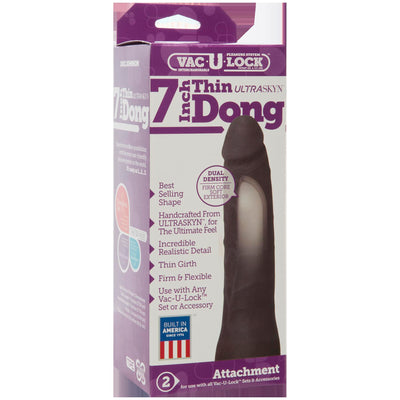 Slim and Sensational: Vac-U-Lock 7-Inch UR3 Dong Attachment for Intense Pleasure and Versatility.