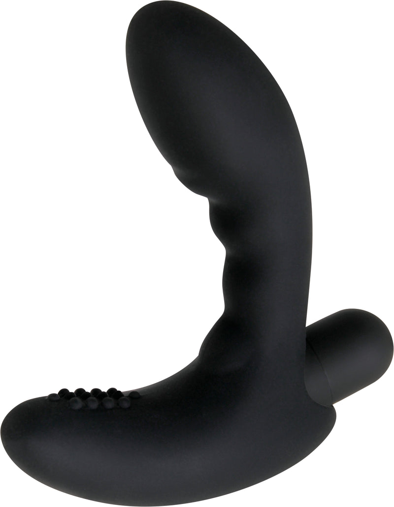 Silky Smooth Prostate Vibrator with 10 Powerful Speeds and Textured Nubs, Plus Rechargeable Waterproof Bullet