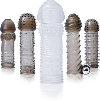 Kits Penis Extension & Sleeves with Vibrating Bullet for Ultimate Pleasure!