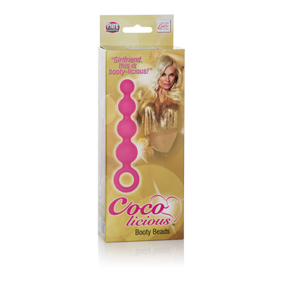 Silicone Beaded Probe with Easy Retrieval Ring for Booty-Licious Fun - Body-Safe and Waterproof!