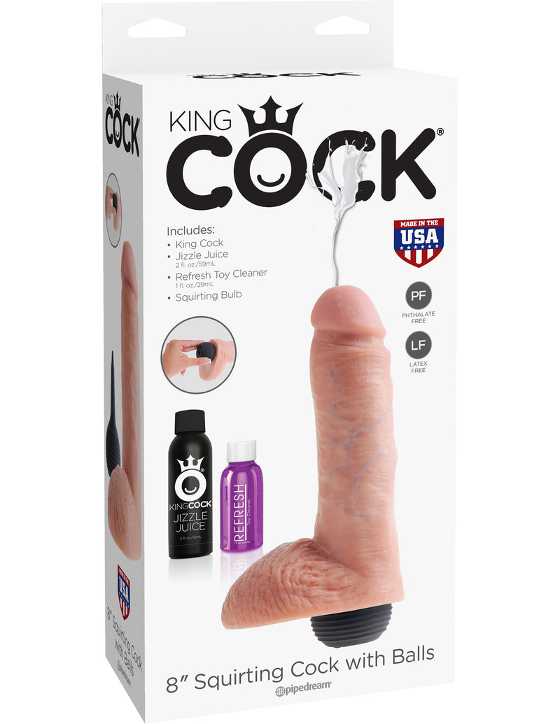 The Ultimate Realistic Dildo: King Cock Squirter with Balls