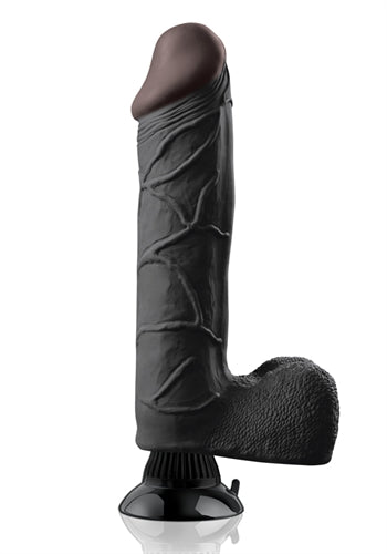 Velvet-Smooth Realistic 11-Inch Vibrator with Strong Suction Cup Base for Ultimate Pleasure and Body-Safe Fun!