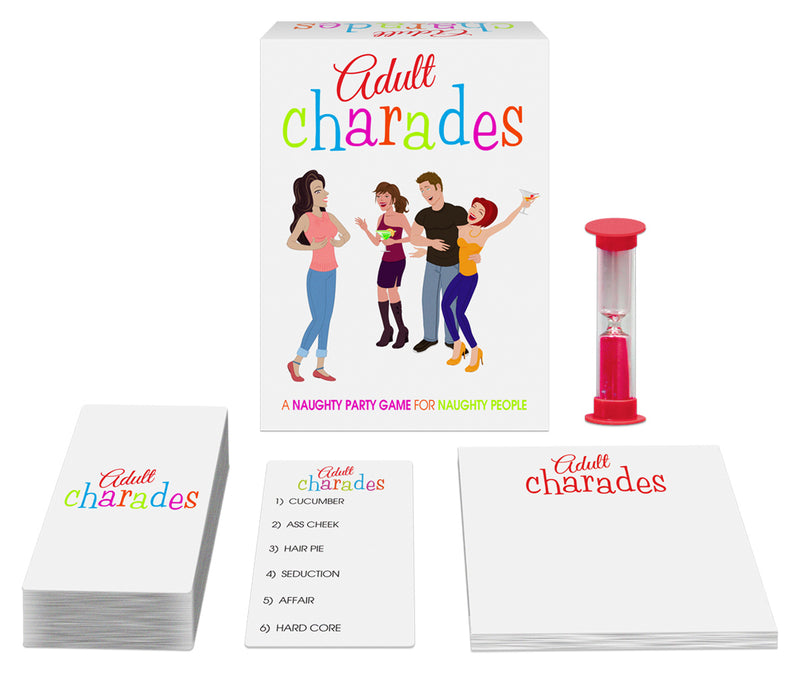 Spice up your party with Adult Charades - the naughty twist on the classic game! Laugh, flirt, and compete with saucy scenarios.