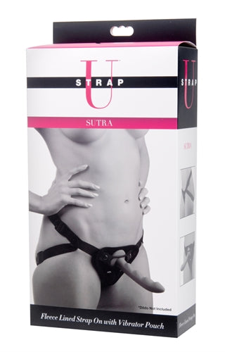 Adjustable Strap-On Harness with Open Crotch and Bullet Pocket for Ultimate Pleasure