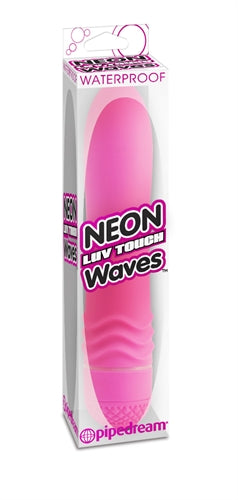 Silky Ribbed Waterproof Wireless Vibrator with Multiple Speeds - Feel Amazing with the Neon Vibe!