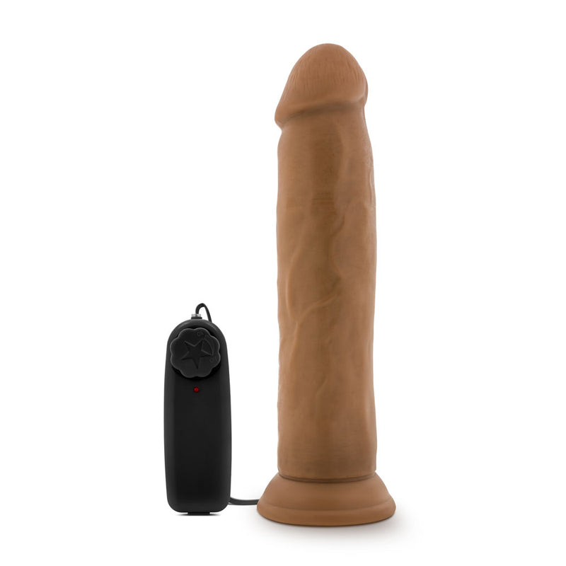 Experience Ultimate Satisfaction with the Dr. Throb Vibrating Dildo - 9.5 Inches of Realistic Pleasure