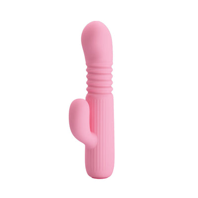 Luxurious Thrusting Vibrator for Mind-Blowing Pleasure and Blended Bliss - USB Rechargeable and Waterproof.