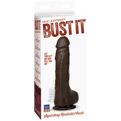 Realistic Squirting Dong with Nut Butter for Mind-Blowing Pleasure - Made in USA!