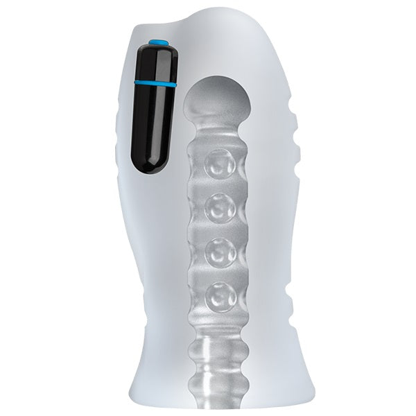 Ultimate Pleasure: OptiMALE Vibrating Stroker with Massage Beads