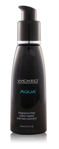 Silky Smooth Aqua Enriched with Aloe and Vitamin E Water-Based Lubricant for Heightened Sensations and Spa Treatment Feel