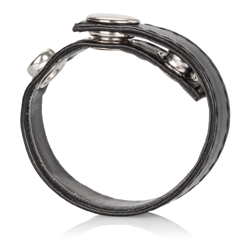 Adjustable Leather Cockring for Enhanced Pleasure and Confidence