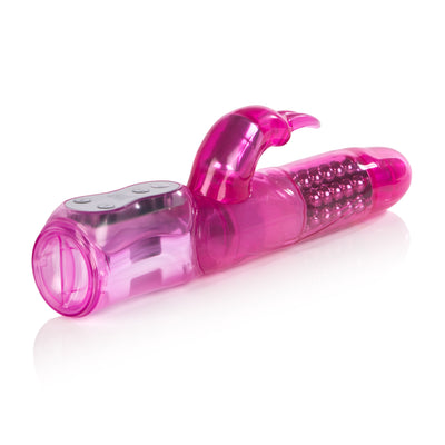 Waterproof Flickering Bunny Ears Vibrator with 7 Functions and 6 Speeds for Intense Pleasure and Safe Playtime