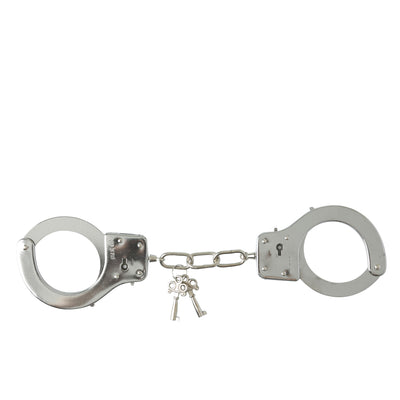 Metal Handcuffs for Spicing Up Your Love Life! Explore Your Wild Side and Satisfy Your Desires with These Classic Cuffs.