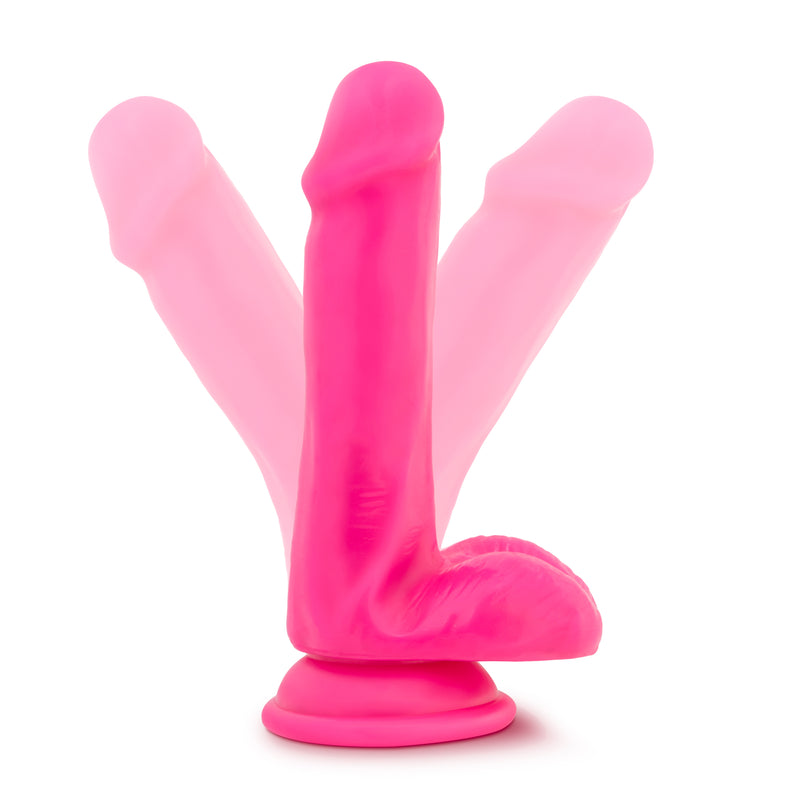Neo 6 Inch Dual Density Cock With Balls
