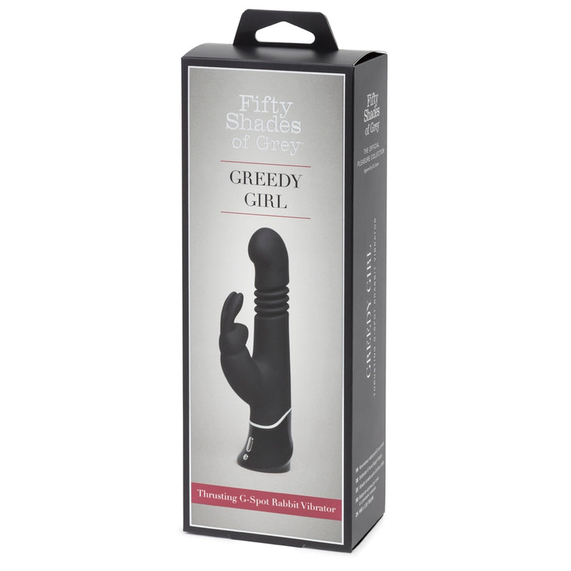 Indulge in Pure Bliss with the Greedy Girl Thrusting Rabbit Vibrator