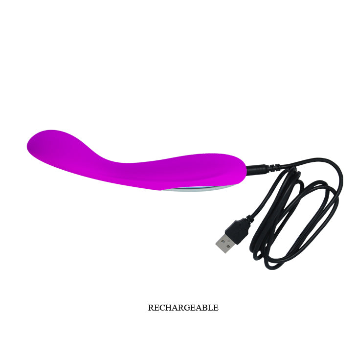 Rechargeable Silicone Vibrator with 30 Vibration Modes for Mind-Blowing Orgasms - Eco-Friendly and Travel-Friendly!