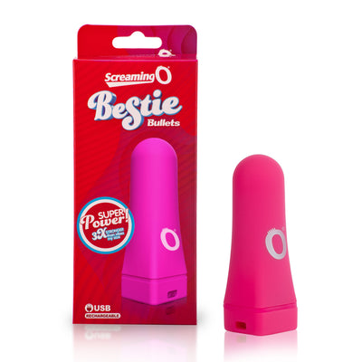 Pocket-Sized Bestie Bullet: Fun Vibrating Toy with 10 Pulses and Remote Control