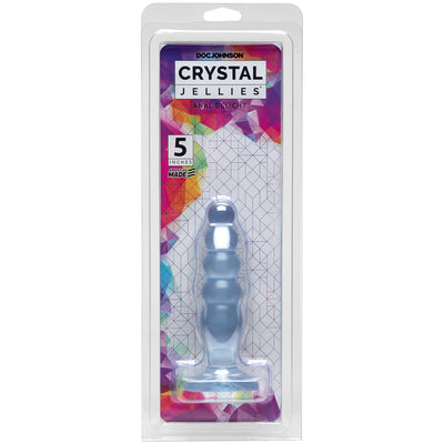 Flexible Graduated Anal Plug for Intense Pleasure - Crystal Jellies Anal Delight