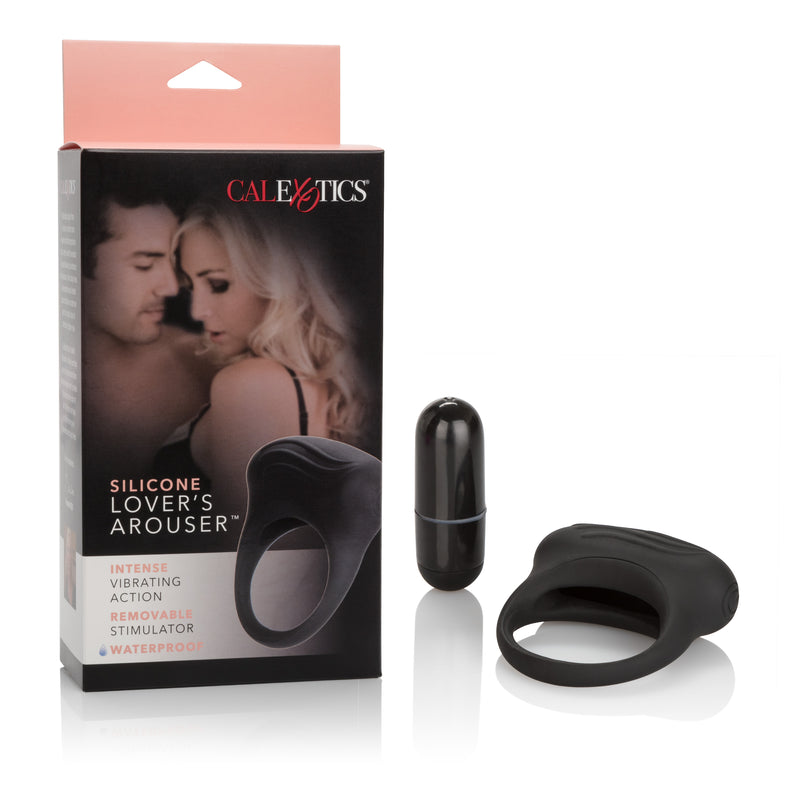 Ultimate Pleasure Silicone Cockring with Clit Stimulator - Waterproof, Phthalate-free, and Vibration for Maximum Ecstasy