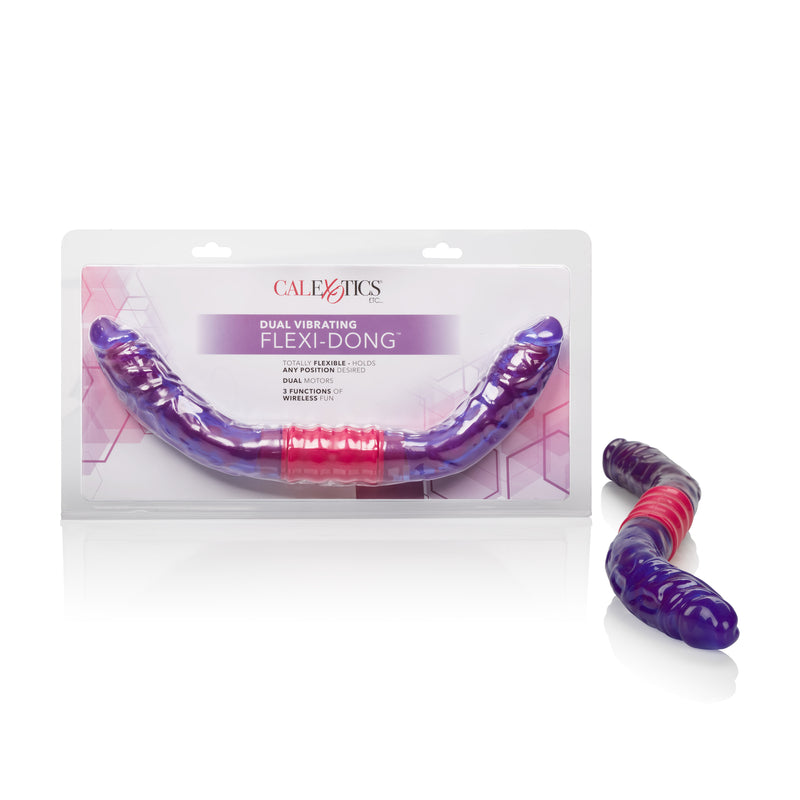 Flexible Jelly Double Dong with Multi-Function Vibrations for Ultimate Pleasure