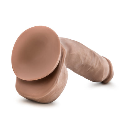 Latin Collection's Macho Dildo: Realistic, Velvet-Like Texture, Strong Suction Cup Base, Phthalate-Free TPE Material.