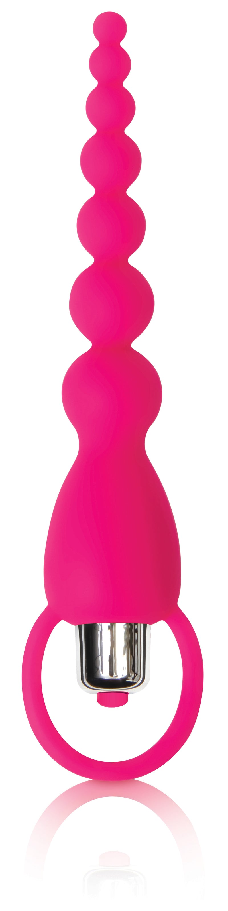 Graduated Silicone Anal Beads with Removable Vibe for Sensational Pleasure
