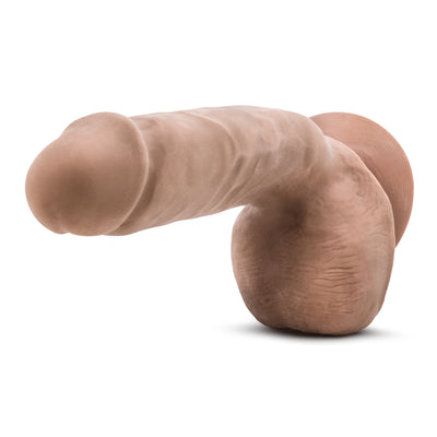 Latin Collection's Macho Dildo: Realistic, Velvet-Like Texture, Strong Suction Cup Base, Phthalate-Free TPE Material.