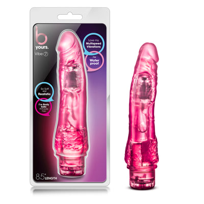 B Yours Vibe 7: Affordable, Powerful, Waterproof, and Body-Safe 8.5 Inch Vibrator for Ultimate Pleasure!