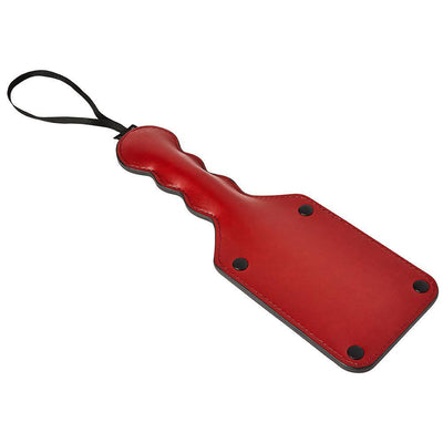 Red Vegan Leather Paddle for Intense Pleasure and Pain