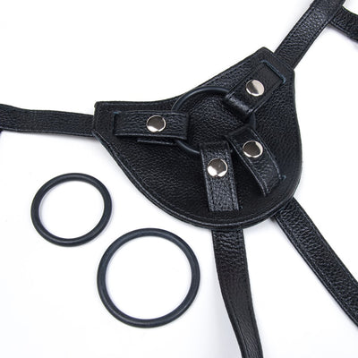 Terra Firma Dee Strap On Harness: Perfect Fit for Any Size, Three O-Rings Included!