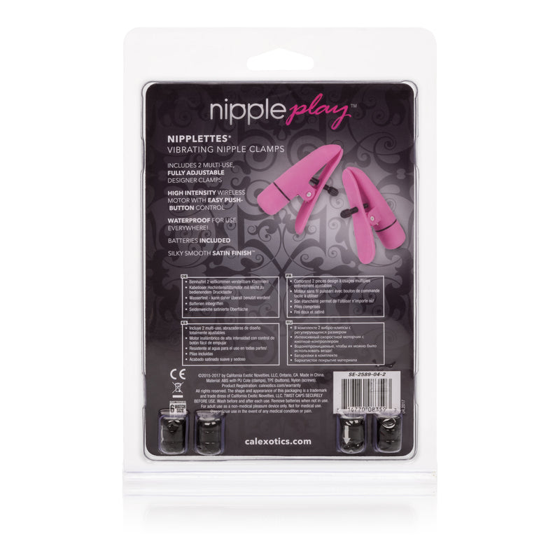 Niplettes: Adjustable Designer Clamps with High-Intensity Motor for Ultimate Pleasure. Waterproof and Premium Materials for Versatile Play.