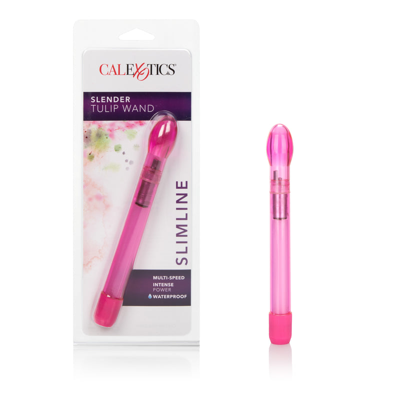 Ultra-Thin Vibrating Wand with Tulip Tip for Ultimate Pleasure and Satisfaction!