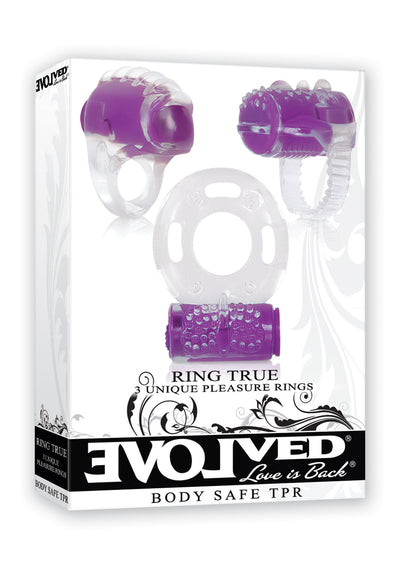 Enhance Your Bedroom Experience with Ring True Pleasure Rings - Three Vibrating Rings for Maximum Pleasure