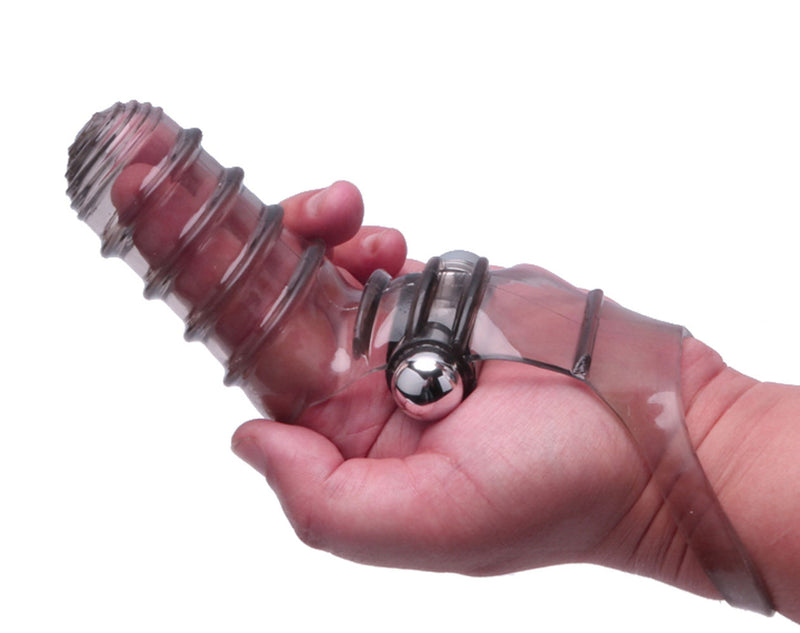 Ribbed Finger Vibe for Ultimate Pleasure and Stimulation - Hands-Free and Flexible Design
