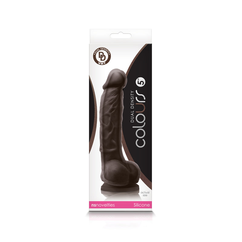 Colours 5-Inch Dual Density Dildo with Soft Feel and Suction Cup