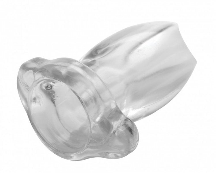 Gape Glory Anal Plug: Explore New Depths with Clear Hollow Design and Contoured Base for Extended Wear