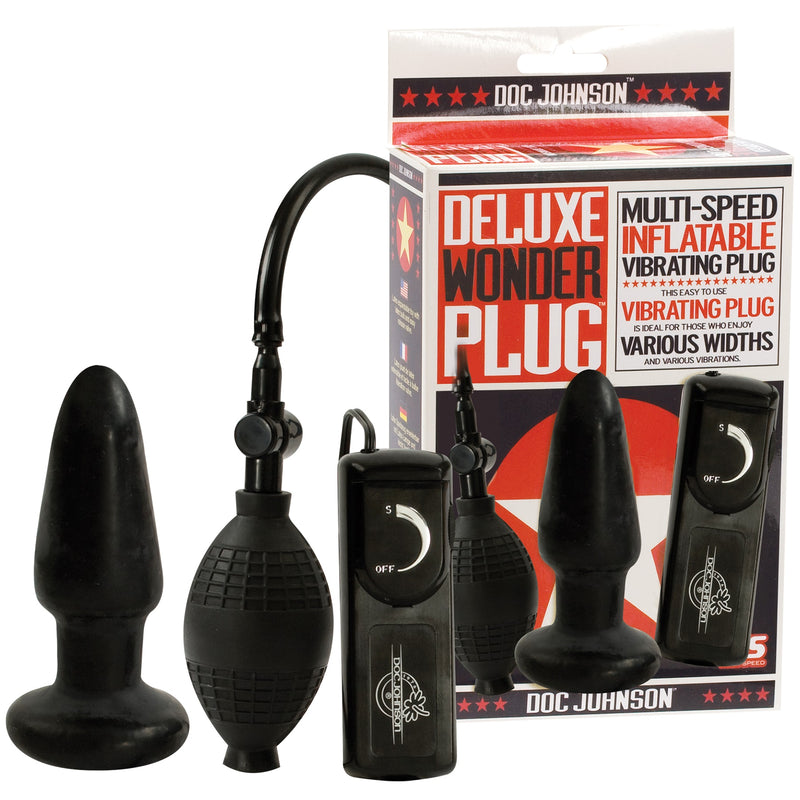 Multi-Speed Inflatable Vibrating Anal Plug for Next-Level Playtime!
