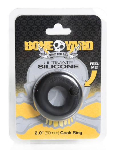 Upgrade Your Performance with the Boneyard Silicone Cock Ring - Boost Your Girth and Confidence with Premium Quality Materials!