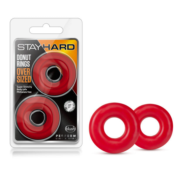 Oversized Stay Hard Donut Rings for Extreme Pleasure and Durability!