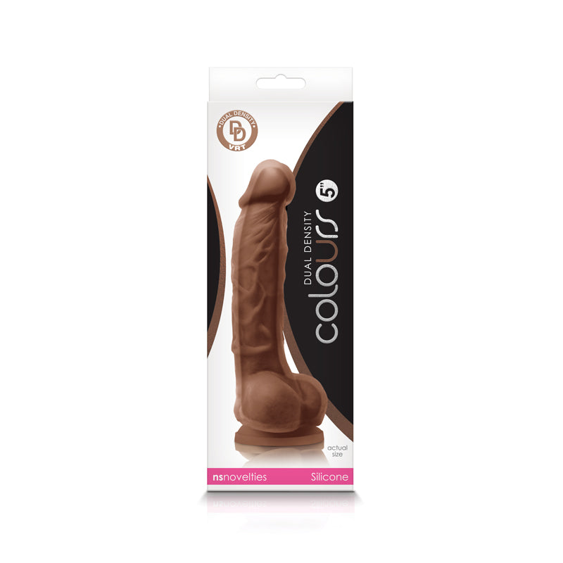 Colours 5-Inch Dual Density Dildo with Soft Feel and Suction Cup