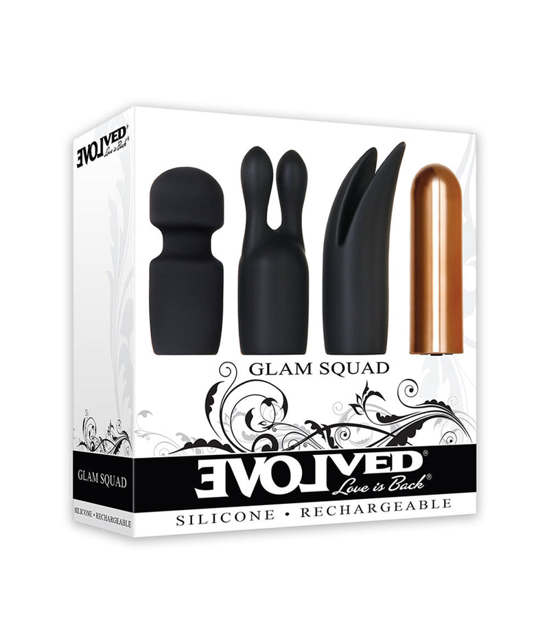 Triple Threat Vibrator: 3 Unique Shapes, 7-Speed Bullet, Safe for Underwater Play