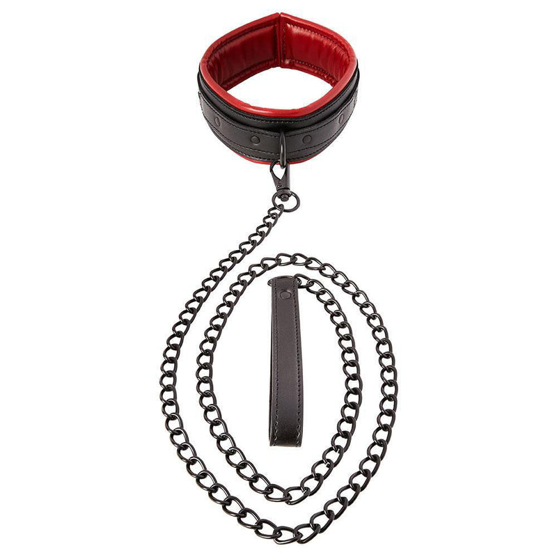 Vegan Leather Collar and Leash Set - Unleash Your Power and Style in the Bedroom