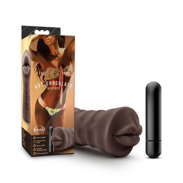 Hot Chocolate Heather - The Ultimate Vibrating Stroker for Mind-Blowing Pleasure!