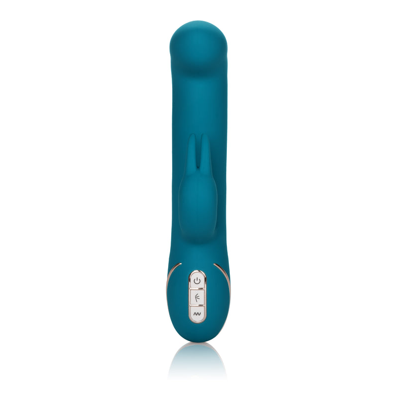 Indulge in the Ultimate Pleasure with the Jack Rabbit Silicone Rocking G Rabbit - Waterproof, USB Rechargeable, and Eco-Friendly!