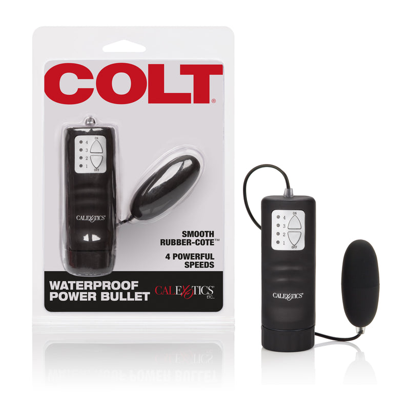 Get Wild with the Colt Waterproof Power Bullet Vibrator - Multi-Speed Pleasure at Your Fingertips!
