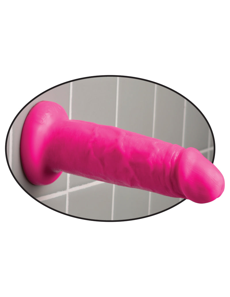 Girthy and Lifelike 6-Inch Dildo with Suction Cup Base for Solo or Partner Play - Phthalate-Free and Body-Safe!
