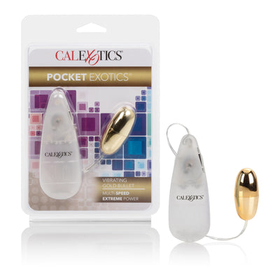 Gold Rush Clit Stimulator: Compact, Powerful, and Pocket-Sized with Multiple Vibration Speeds. Experience Total Happiness Now!