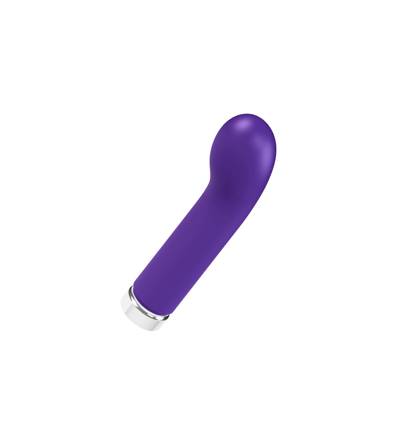 Get Ultimate Pleasure with Gee Plus Rechargeable Mini Vibe - 10 Vibrations, G-Spot Curve, Submersible, Eco-Friendly Silicone
